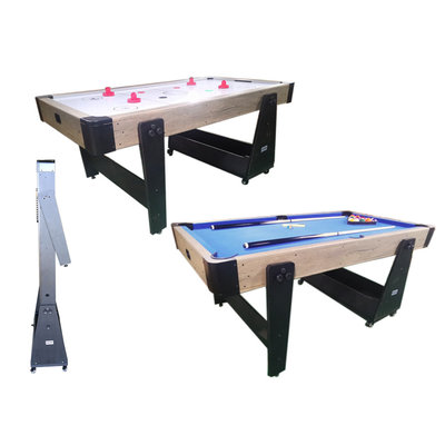 Airhockey/biljardbord Twist 2-1 Max med hjul i tre.