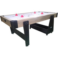 Airhockey / poolbord Twist 2-1 Max hjul træ.