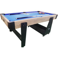 Airhockey / poolbord Twist 2-1 Max hjul træ.