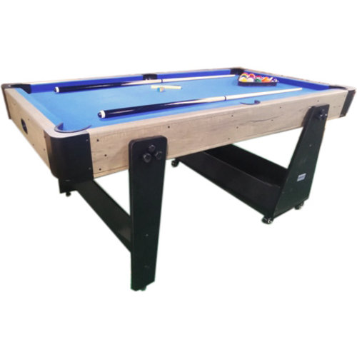 Airhockey / poolbord Twist 2-1 Max hjul træ.