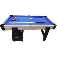 Airhockey/Pooltafel Twist 2-1 Max wheels wood.