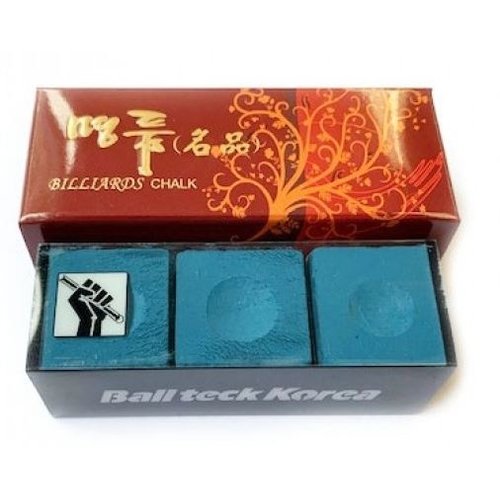 BallTeck Chalk Ball Teck Blue 3 stk.