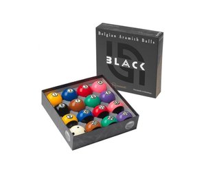 Belgian Aramith Balls BLACK アラミスブラック Aramith Pool Balls Set [Black] 57.2 mm