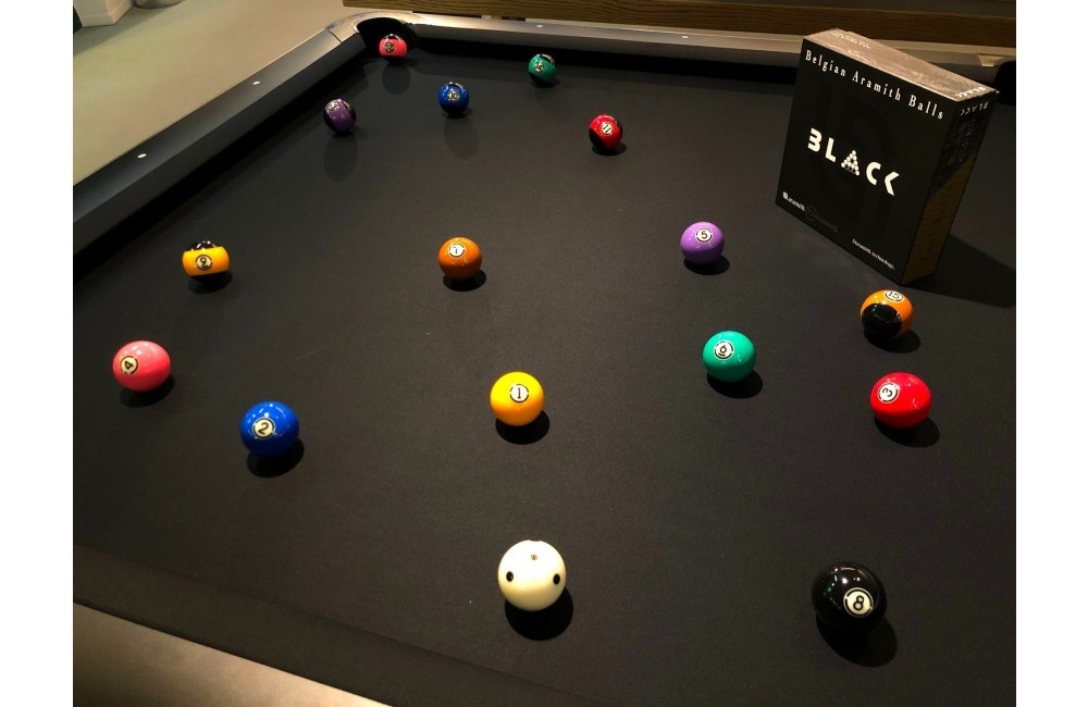 Belgian Aramith Balls BLACK アラミスブラック Aramith Tournament Black Pool Ball Set – Chesapeake Billiards