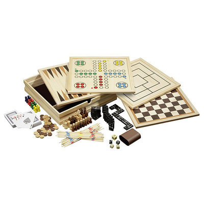 Philos wooden game set Compendium 10 - medium.