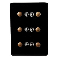 Resultattavlan liten svart Van den Broek biljarts Resultattavlan liten svart