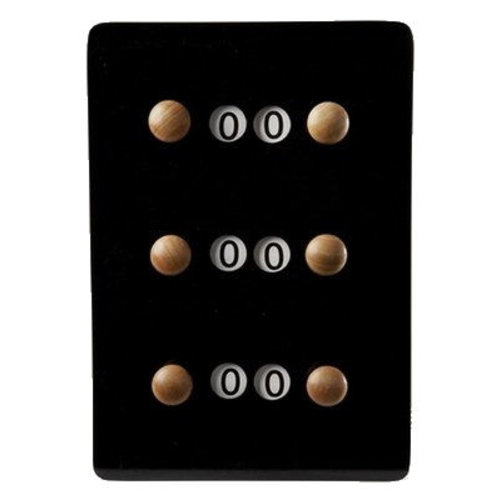 Resultattavlan liten svart Van den Broek biljarts Resultattavlan liten svart