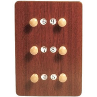 Van den Broek biljarts Scoreboard small Mahogany