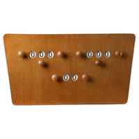 Biljart scorebord vlinder Bruin Van den Broek biljarts Biljart scorebord vlinder Bruin