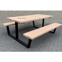 douglas Picnic table iron frame model U