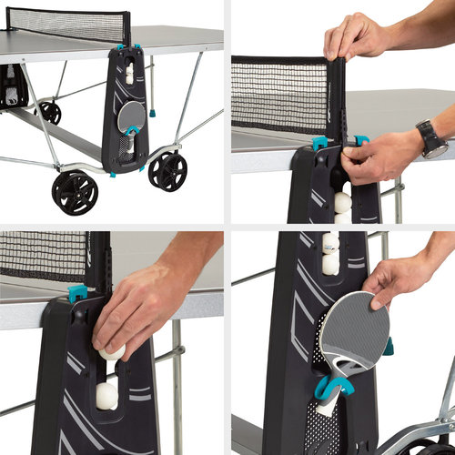 Cornilleau 100X outdoor table tennis table gray CORNILLEAU Cornilleau 100X outdoor table tennis table gray