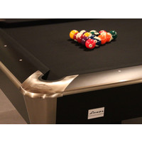 Lexor Pool billard X-treme II Pro-serien sort-rustfrit stål