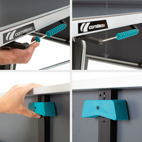 Cornilleau 400X outdoor table tennis table gray CORNILLEAU Cornilleau 400X outdoor table tennis table gray