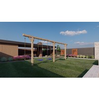 Chestnut wood swing Baloo Kastanje Chestnut wood swing Baloo