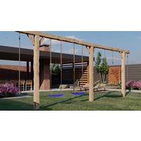 Chestnut wood swing Baloo Kastanje Chestnut wood swing Baloo