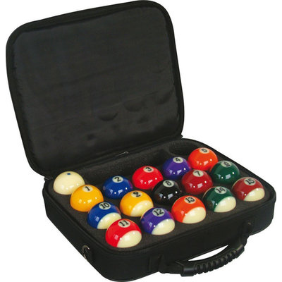 Poolballen Aramith Premium 57,2 mm in nylon tas