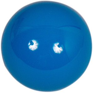 Blå carambole-kugle størrelse 61,5 mm Blå carambole-kugle størrelse 61,5 mm