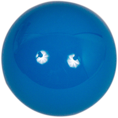 Blå carambole-kugle størrelse 61,5 mm Blå carambole-kugle størrelse 61,5 mm