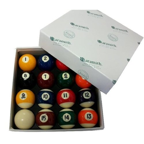 Poolballen Aramith maat 57,2 mm ARAMITH Poolballen Aramith maat 57,2 mm