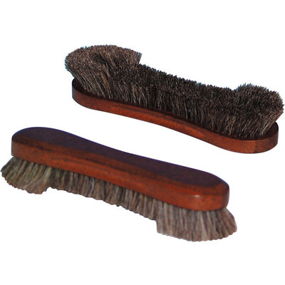 Billiard brush horsehair. mahogany