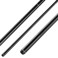 1-stykke cue 145 cm komplet sort Classic Blacky CLB-1