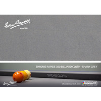 Simonis Carom billiard cloth Simonis 300 Rapide. 195 cm. Various colors