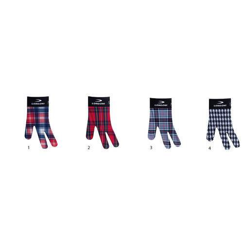 Handschoen Longoni Fancy Check voor RECHTSHANDIGE SPELER LONGONI Handschoen Longoni Fancy Check voor RECHTSHANDIGE SPELER