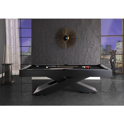 Pooltafel X-One Black.