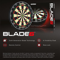 Winmau Blade 6 dartboard. Winmau Winmau Blade 6 dartboard.
