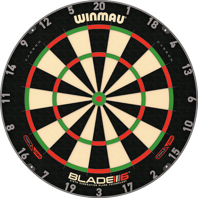 Winmau Blade 6 Triple Core dartbord.