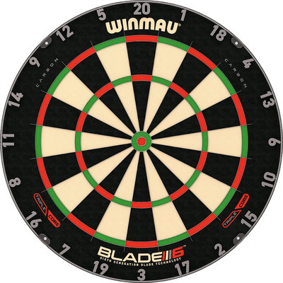 Winmau Blade 6 trippelkärnig darttavla.