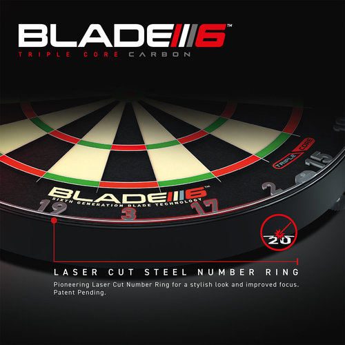 Winmau Winmau Blade 6 trippelkjerne dartskive.