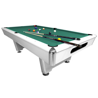 Pool table Dynamic Triumph, 7 or 8 foot matte white.