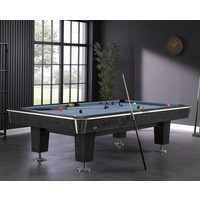 Pool table X-treme II Black Wood-Steel.
