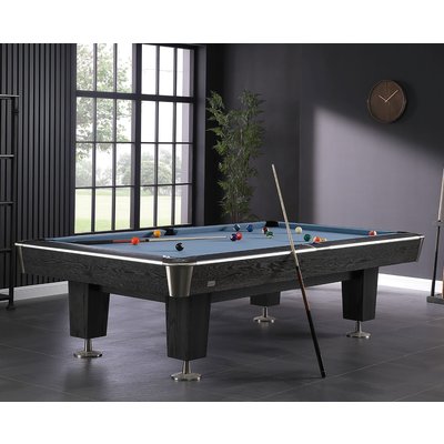 Pooltafel X-treme II Black Wood-Steel.