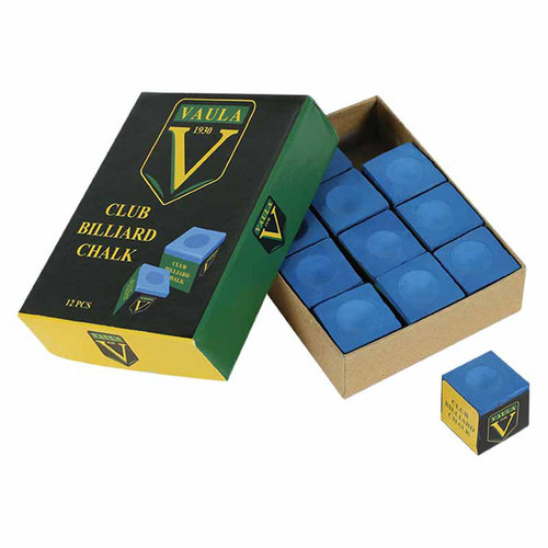 Vaula Vaula krijt blauw doosje 12 stuks.