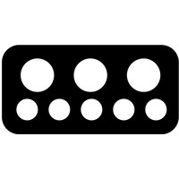 Predator Metro, rood, 3x5 harde koffer Predator Predator Metro, rood, 3x5 harde koffer