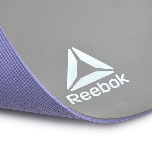 Reebok yoga mat Reebok 6 mm double sided purple/grey