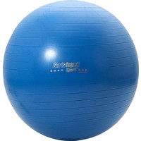 Christopeit Christopeit Gym bal 75cm incl. pomp blauw