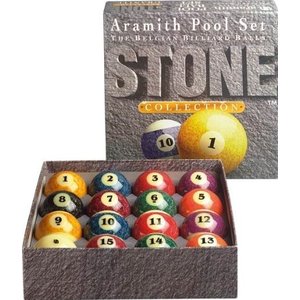 ARAMITH poolbollar Aramith Stone Collection 57,2 mm poolbollar Aramith Stone Collection 57,2 mm