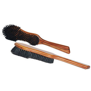 Billiard brush with handle