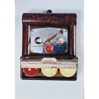 Van den broek biljarts Billiard clock postcard