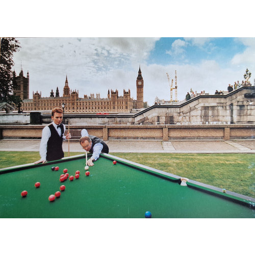 Van den broek biljarts Snooker postkort