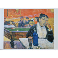 Van den broek biljarts GAUGUIN/CAFE I ARLES/PMM vykort