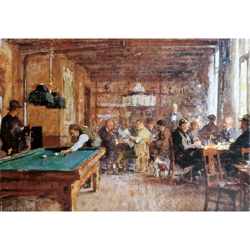 Van den broek biljarts The pub billiards postcard