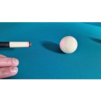 Laser training pool cue