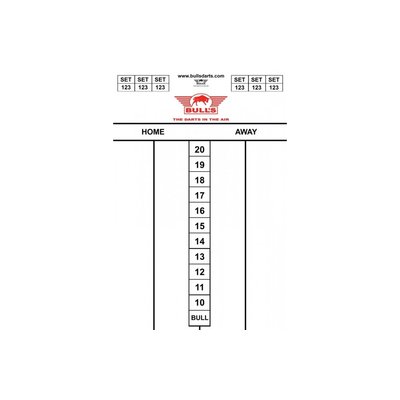 Dart Scoreboard Bull's 45x30cm