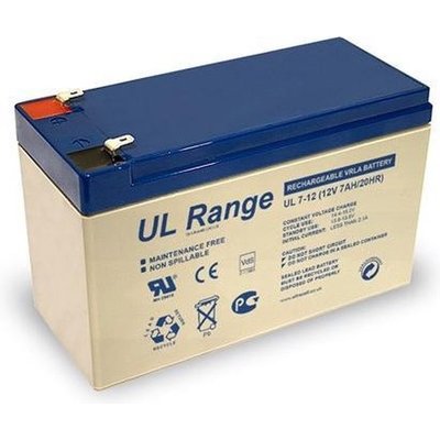 12V, 7 Ah Lead Acid Battery UltraCell UL7-12