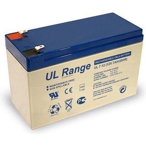 12V, 7 Ah blysyrebatteri UltraCell UL7-12 12V, 7 Ah blysyrebatteri UltraCell UL7-12