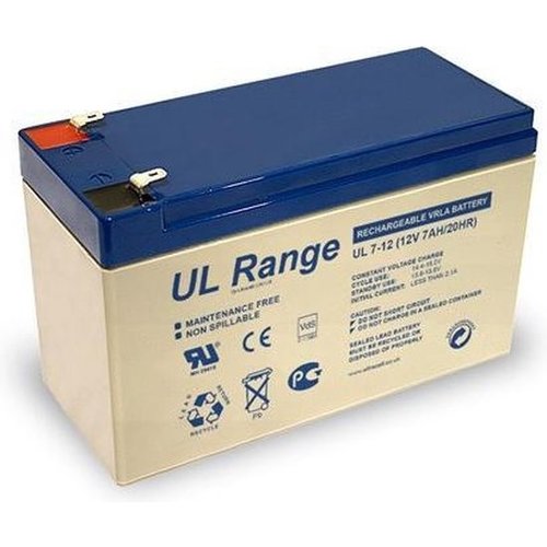 12V, 7 Ah blysyrebatteri UltraCell UL7-12